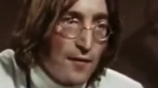 John Lennon saw the insanity.