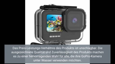 Lammcou Wasserdichte Schutzgehäuse Case Kompatibel mit GoPro Hero 11 10 11, 60M Unterwasser Tauchen