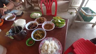 Local restaurant in Cambodia