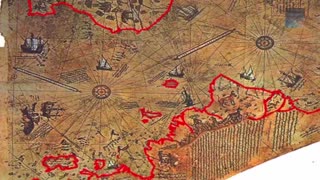 The Piri Reis Map of 1513 oldest known map found in 1929