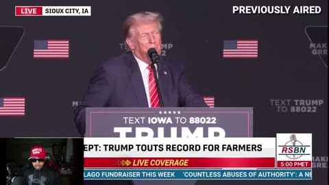 Checkout My President Trump speaking in IOWA once again