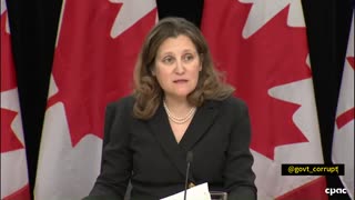 BREAKING: Chrystia Freeland lies - AGAIN