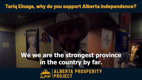 Tariq Elnaga - Why do you support Alberta independence? (Alberta's Quest for Independence)