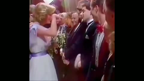 The moment princess Diana meets Mr Bean