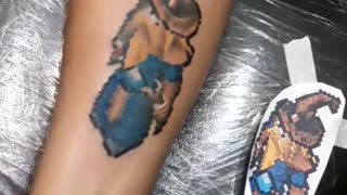 Tibia tattoo