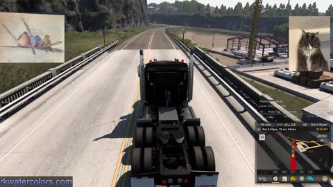 Trucking - Making a delivery or 420 maybe 69