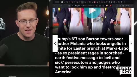 New Video Of Barron Trump SHOCKS Internet: 'He's A GIANT Trump!' Pic TOWERING Over Donald Goes VIRAL