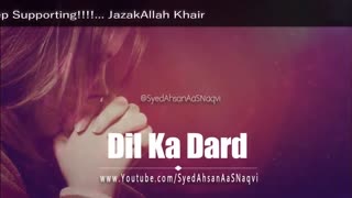 Humare Dil Mien Dard Kon Paida Karta Hai Phir Us Dard Se Kyse Jaan Chorai Jaye