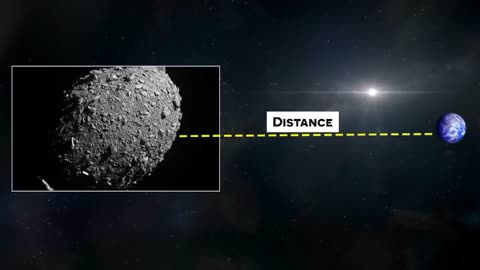 Nasa released a video of a space craft colliding with an asteroid.