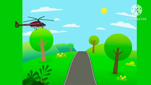 Helicopter 3D animation