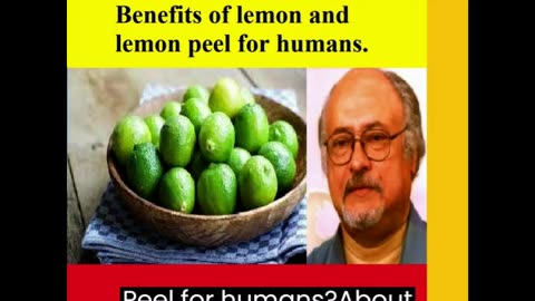 most important benefits of lemon for humans