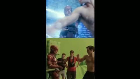 Justice league Behind The Scenes - Before VFX vs After VFX Scenes