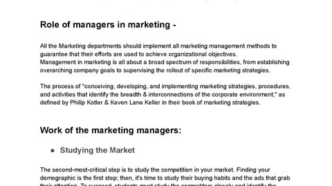 Marketing Assignment help