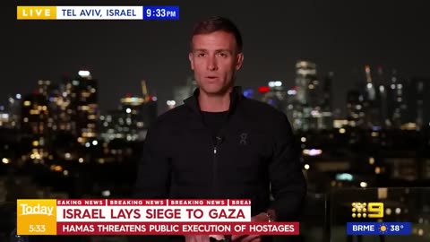 War between Israel and Hamas intensifies _ 9 News Australia