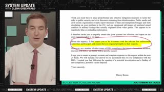 "PURE CENSORSHIP!" EU Sends Musk Warning Letter to Remove "Disinformation" on X | SYSTEM UPDATE