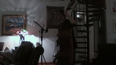 Music: One more of my son playing jazz on his upright bass