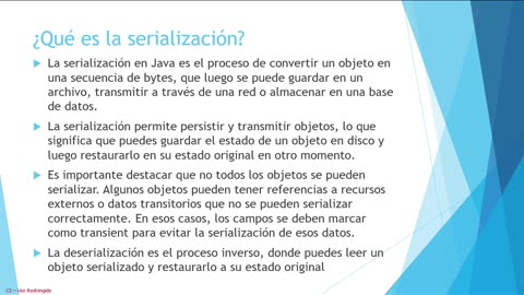 Java parte 75. Serialización