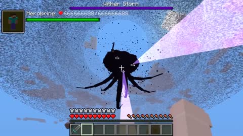 Herobrine vs Wither Storm 7 STAGE in minecraft part 6 creepypasta1