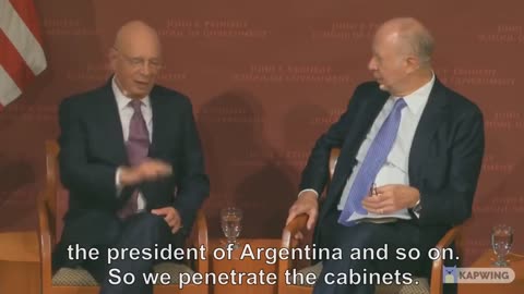 That time Klaus Schwab, brags about 'penetrating' cabinets of Government