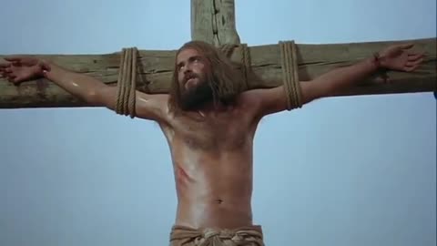 Jesus is crucified . The Jesus flim.