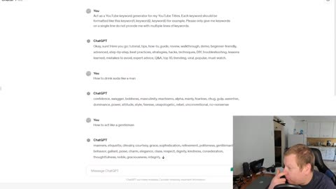 How to Turn ChatGPT 3.5 Into a Free YouTube Keyword Generator