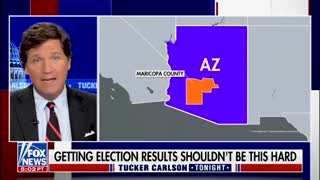 Tucker Carlson reporting on numerous States around the country unable to count votes