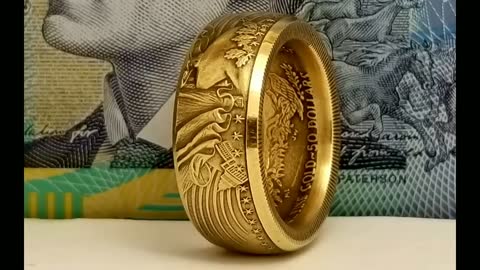 How to Make a Coin Ring From a 1 oz US Gold Eagle