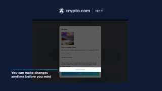 How to mint your own NFTs on Crypto.com-NFT