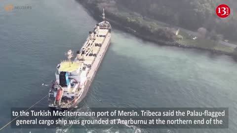 Cargo ship arriving from Ukraine blocks Bosphorus strait: Movement stopped - DRONE FOOTAGE
