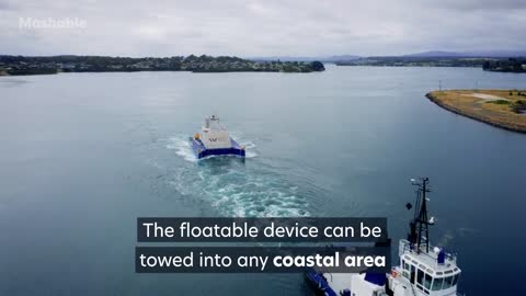 The Floating ‘UniWave200’ Turns Waves Into Electricity