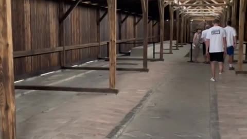 Walking into the Auschwitz "bunkers"