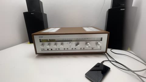 Yamaha CR-820 Receiver 1977 3-min demo