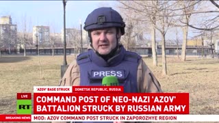 ‘Azov’ command post struck in Zaporozhye region – Russian MoD