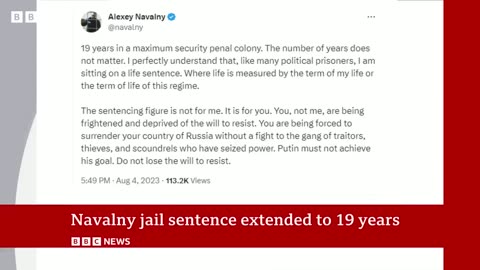 Alexei Navalny: Russian opposition leader's jail