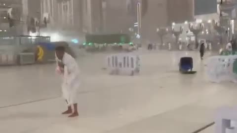Rain in Saudi Arabia