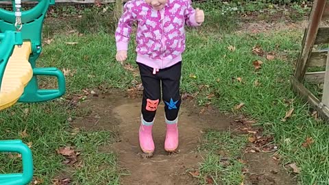 Jumping In Muddy Puddles