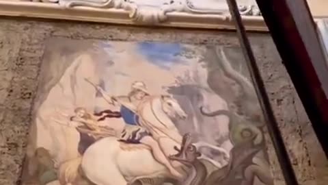 Hidden painting at Church of Saint George Maggiore was discovered