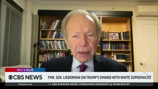 Joe Lieberman on Trump's dinner with white nationalist: "He's encouraging the haters"