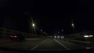 Night driving . Severn Bridge Wales. 28th Oct 2022