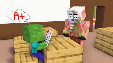 Monster School Herobrine Can't Color and Quicksilver saves Everyone 2 - Minecraft Animation