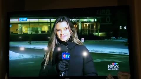 So this just happened a few minutes ago. @ctvedmonton reporter, Jessica Robb.