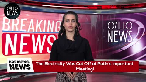 Power Outage in Moscow! The Electricity Was Cut Off at Putin's Important Meeting!