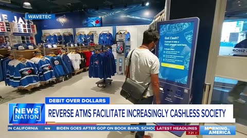 Reverse ATMs increasing as stores move to cashless society