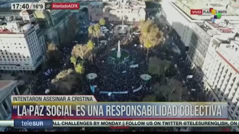 Social movements in Argentina call for democratic coexistence although political disagreements