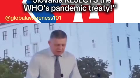 Assassination Attempt On Slovakia First PM After Rejecting WHO Pandemic Treaty