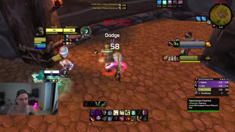 WOTLK Rogue mage arena 2v2 vs Priest rogue