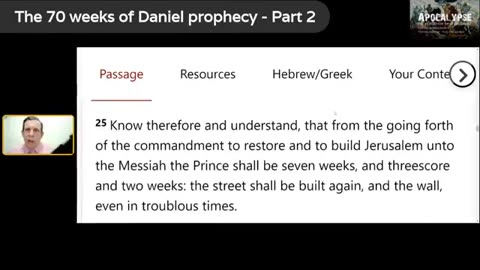 The 70 weeks of Daniel - Part 2