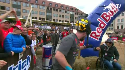 Nicholi Rogatkin goes full send with a 1440 at Red Bull District Ride 2017