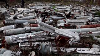 Ukraine collects Russian rockets to be used as court evidence