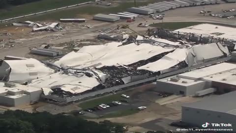 Pfizer Manufacturing Facility in North Carolina Destroyed by Tornado. Now THAT'S a Good Shot 7-19